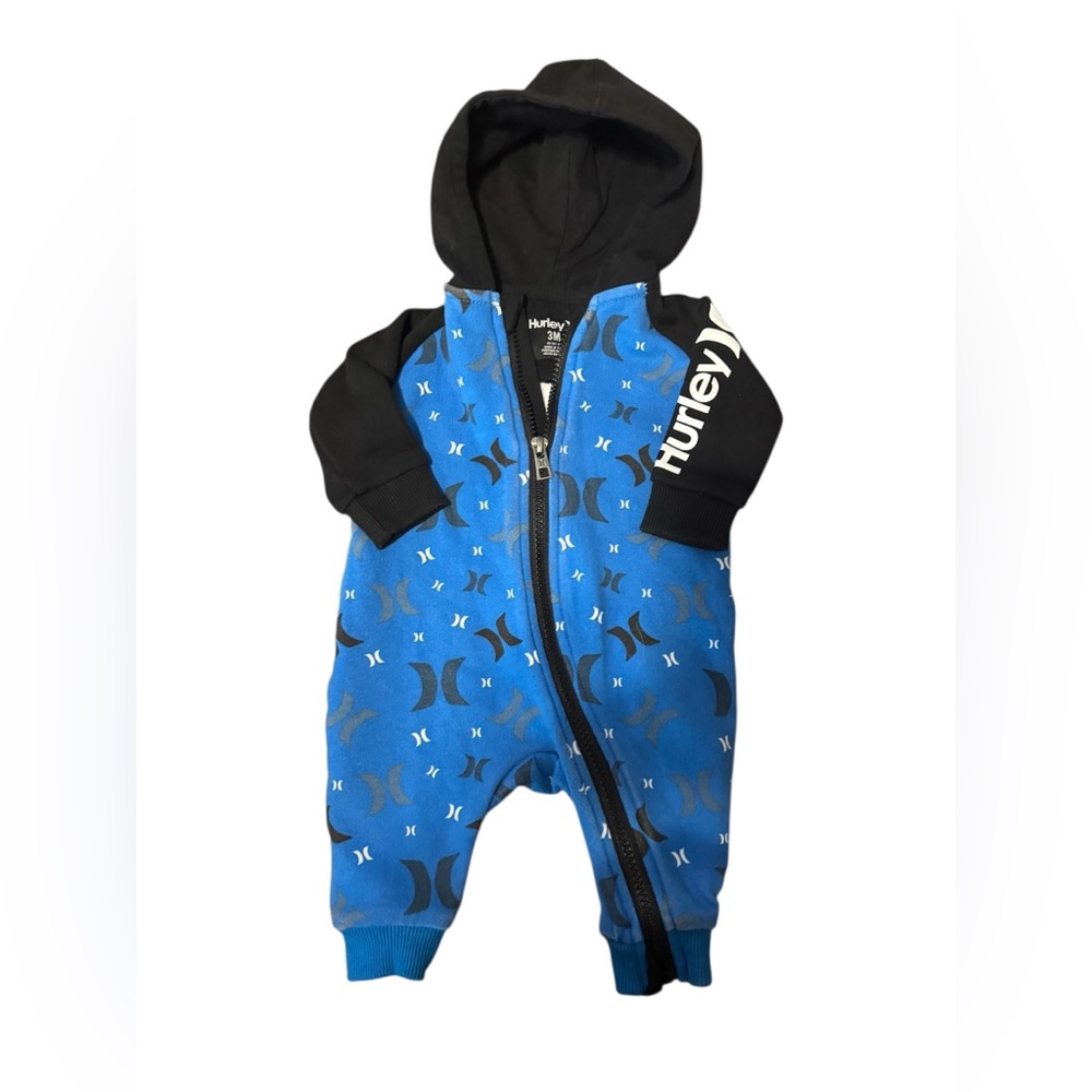 Hurley baby One Piece in Blue and Black